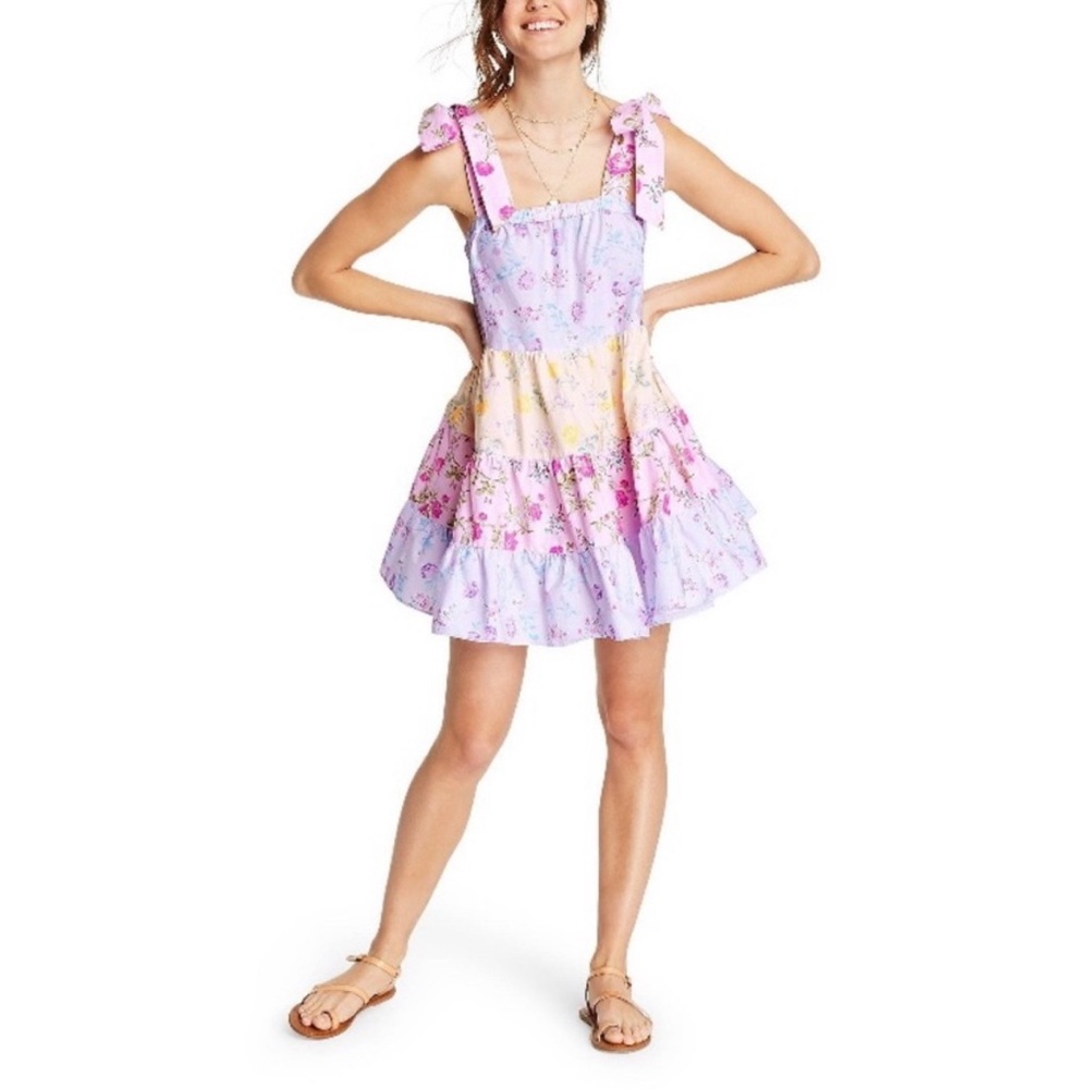 Loveshackfancy x Target Jeanne Tie Up Dress Size M